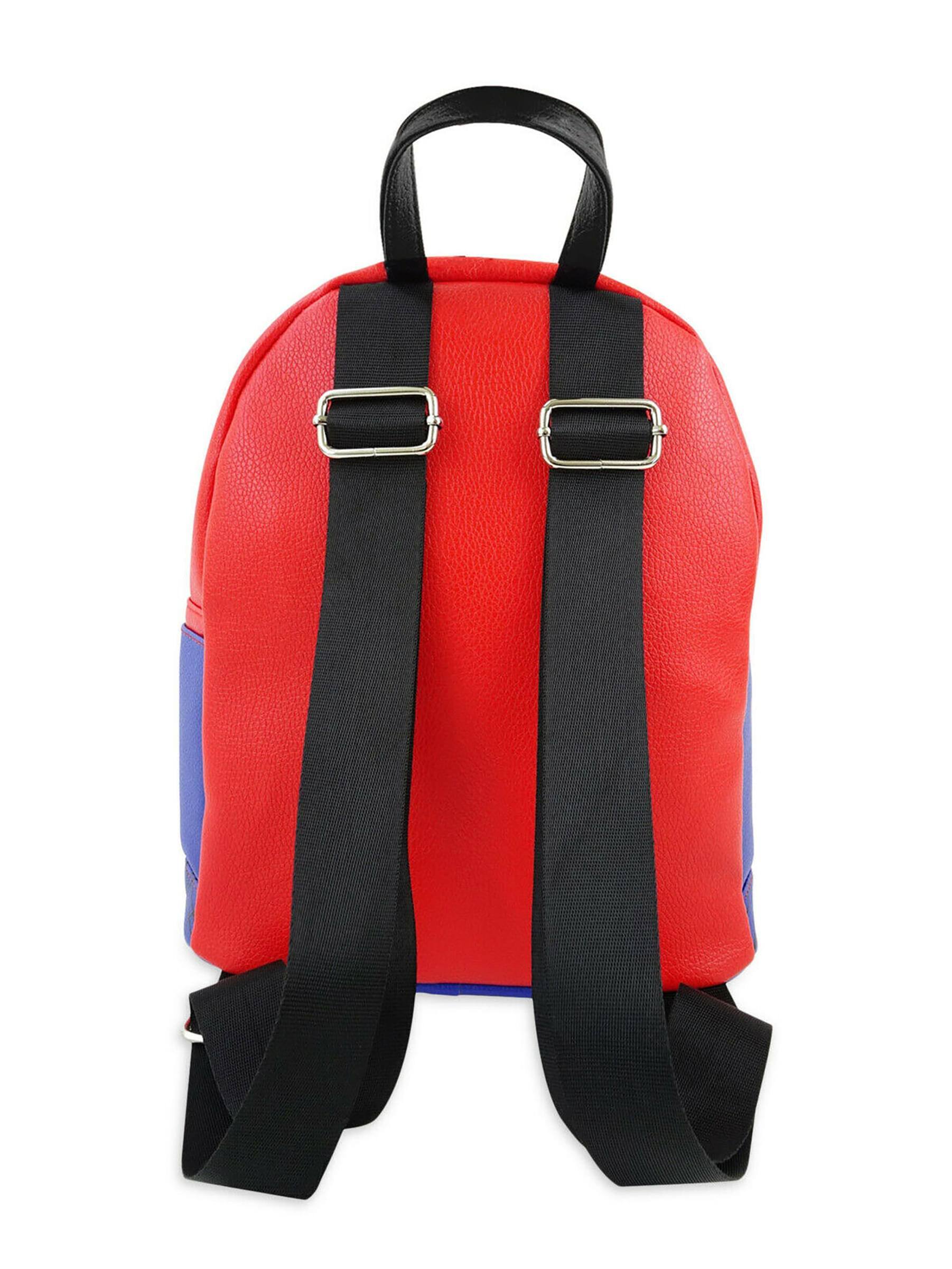 Alt View 10. Marvel - Marvel Spider-Man Bear 10 Inch Pleather Backpack w/ Coin Purse - Red.