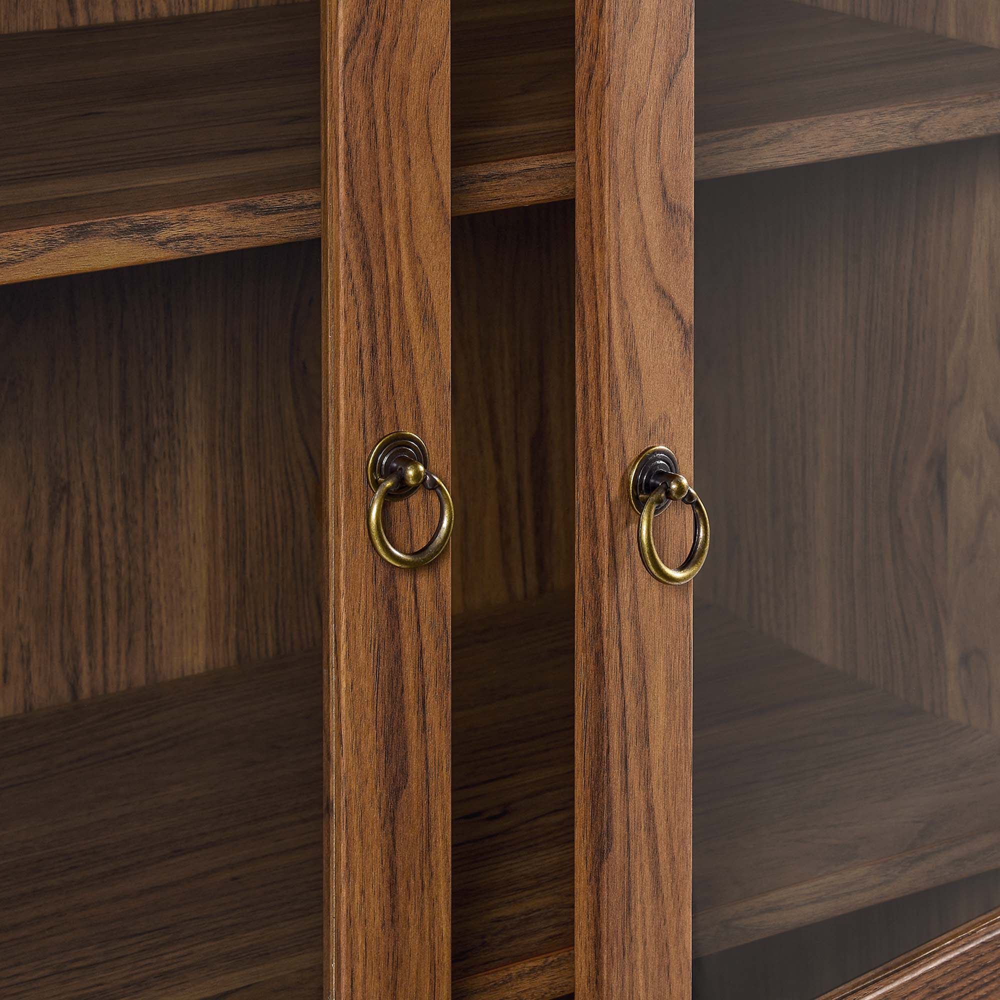 Alt View 5. Modway - Tessa Tall Arched Storage Display Cabinet by Modway - Walnut.
