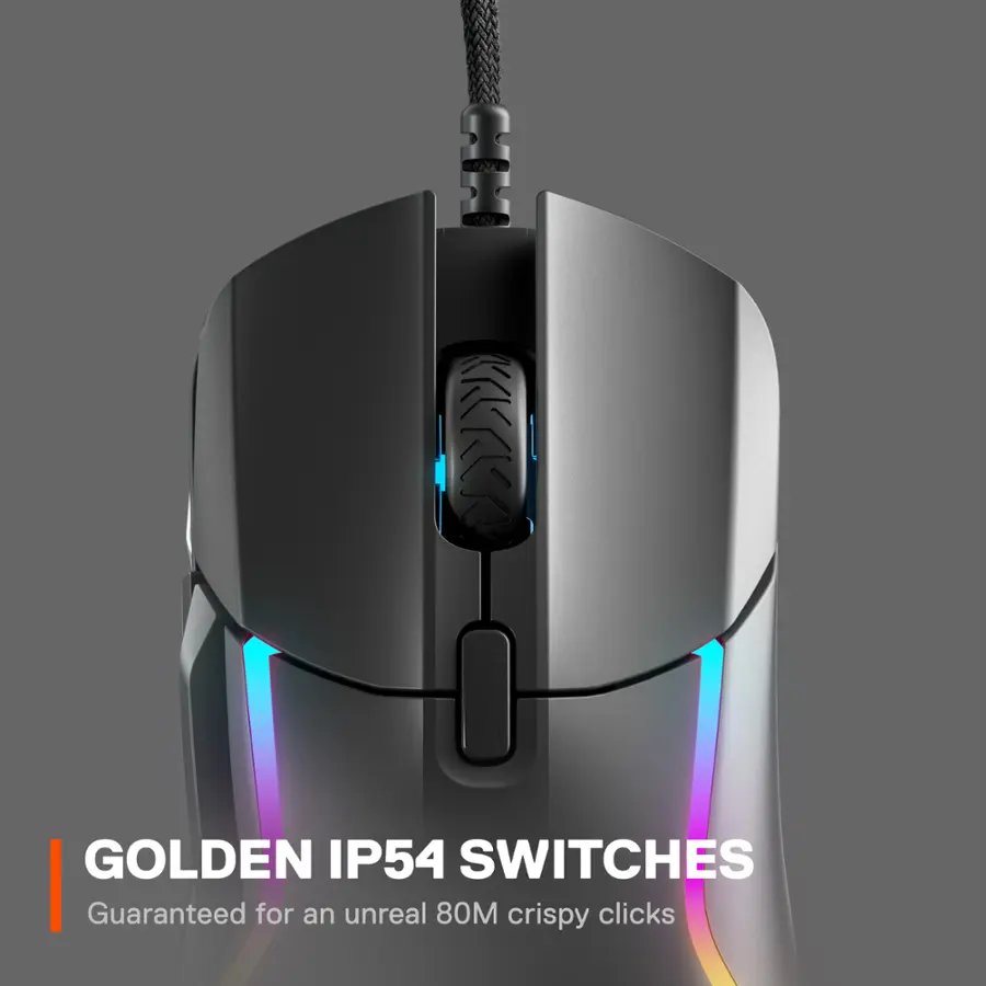 GOLDEN IP54 SWITCHES Guaranteed for an unreal 80M crispy clicks.
