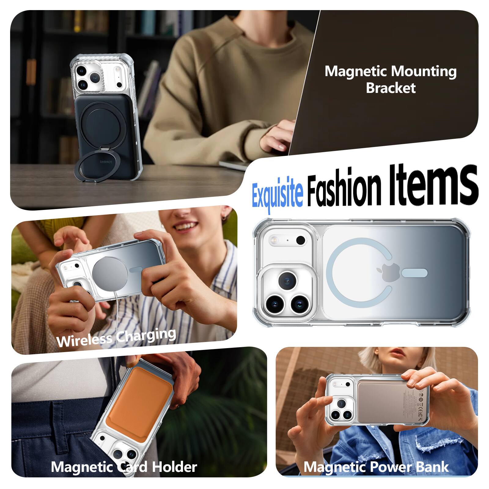 Magnetic Mounting Bracket

Exquisite Fashion Items

Wireless Charging

Magnetic Card Holder

Magnetic Power Bank