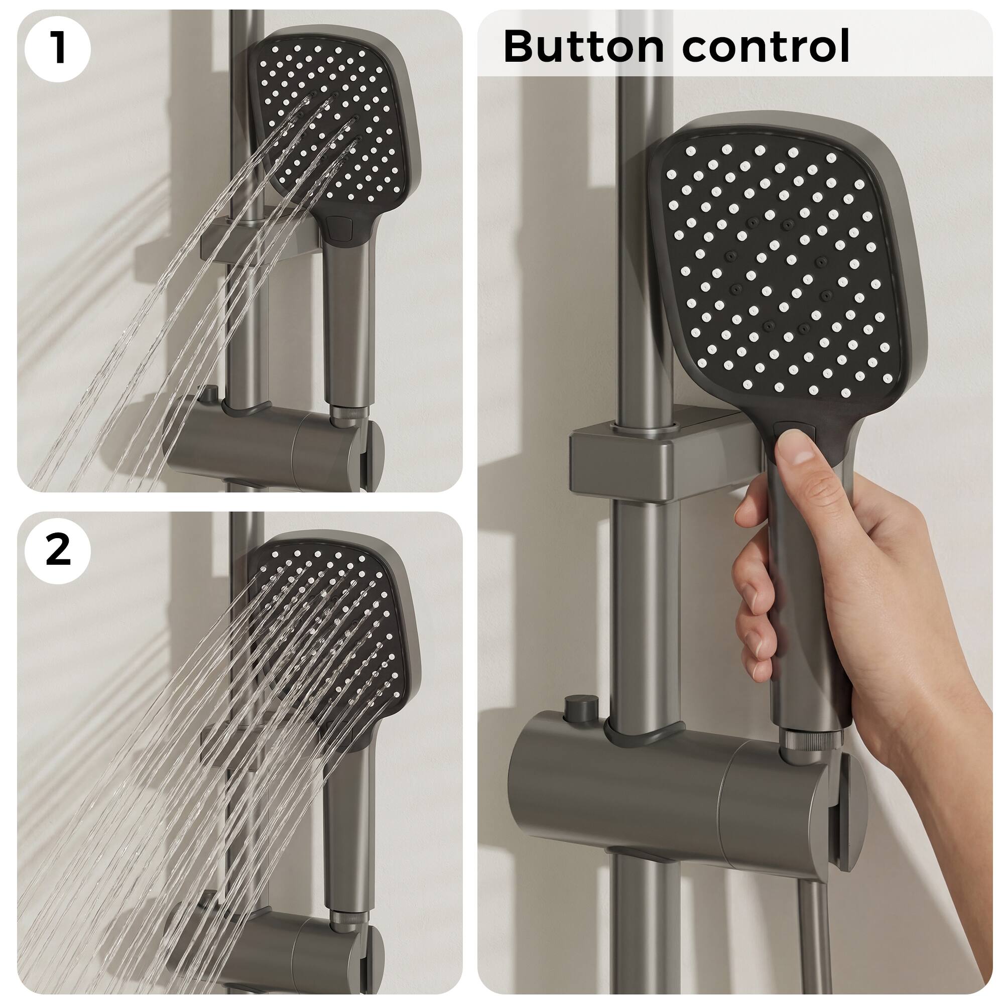 1. Button control
2.