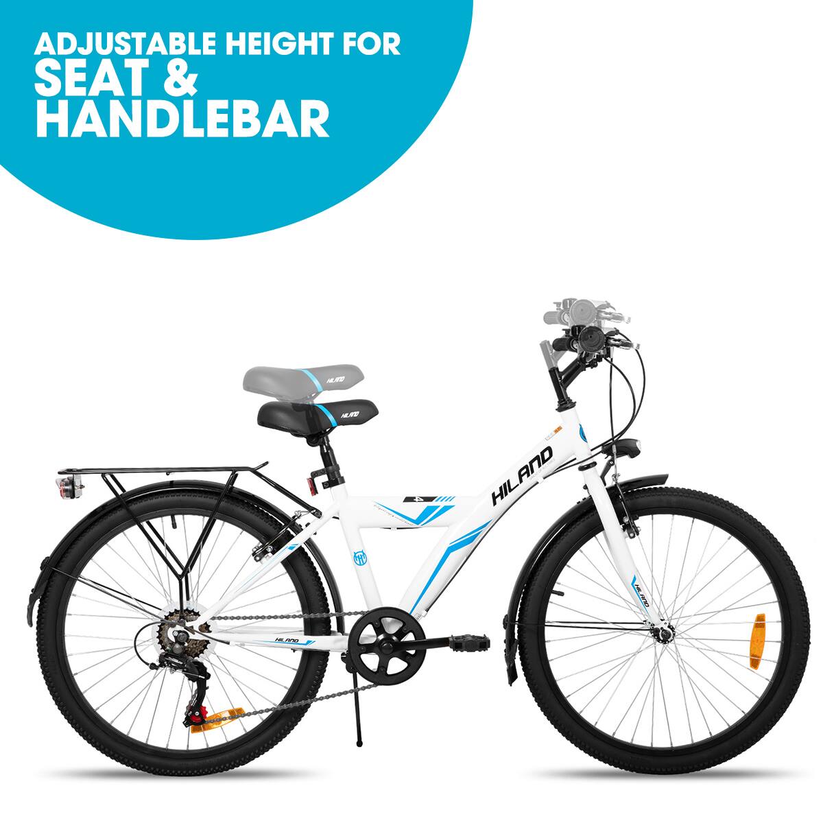 ADJUSTABLE HEIGHT FOR SEAT & HANDLEBAR