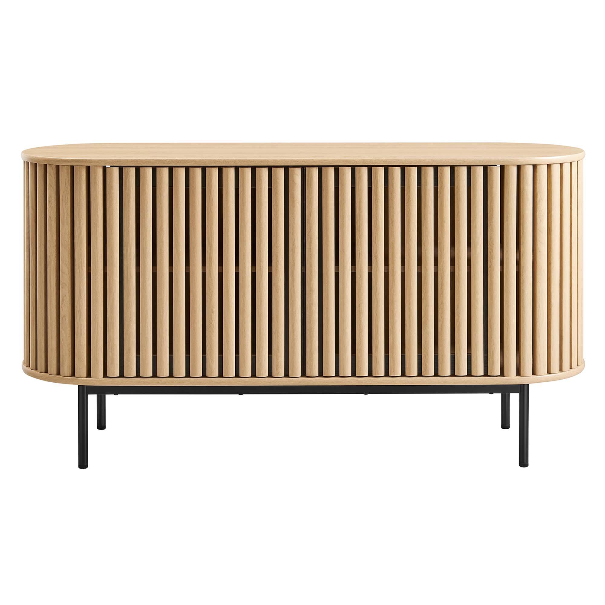 Alt View 5. Modway - Fortitude 59" Oval Sideboard by Modway - Oak.