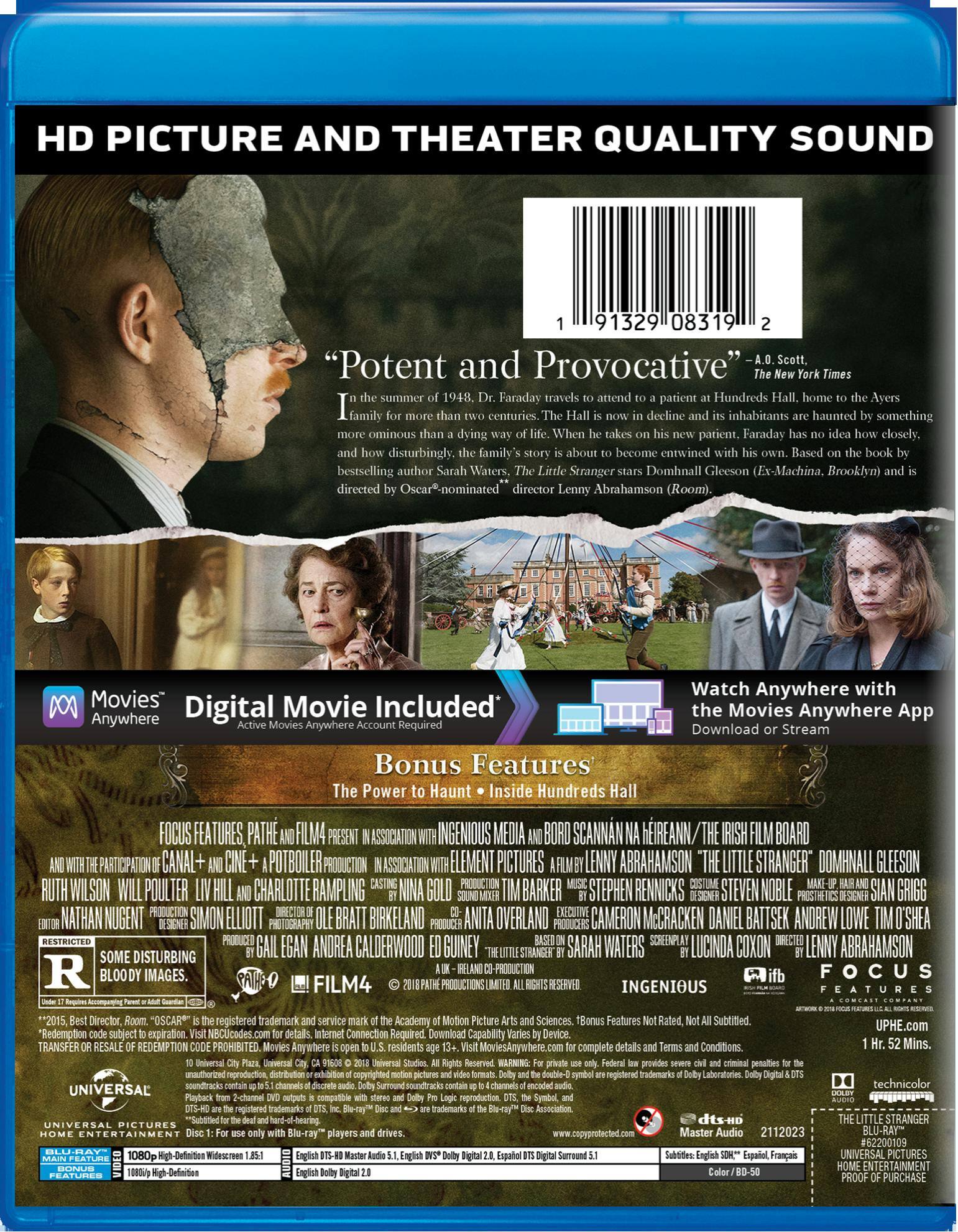 Angle. The Little Stranger (Blu-ray + Digital HD) [Blu-ray].