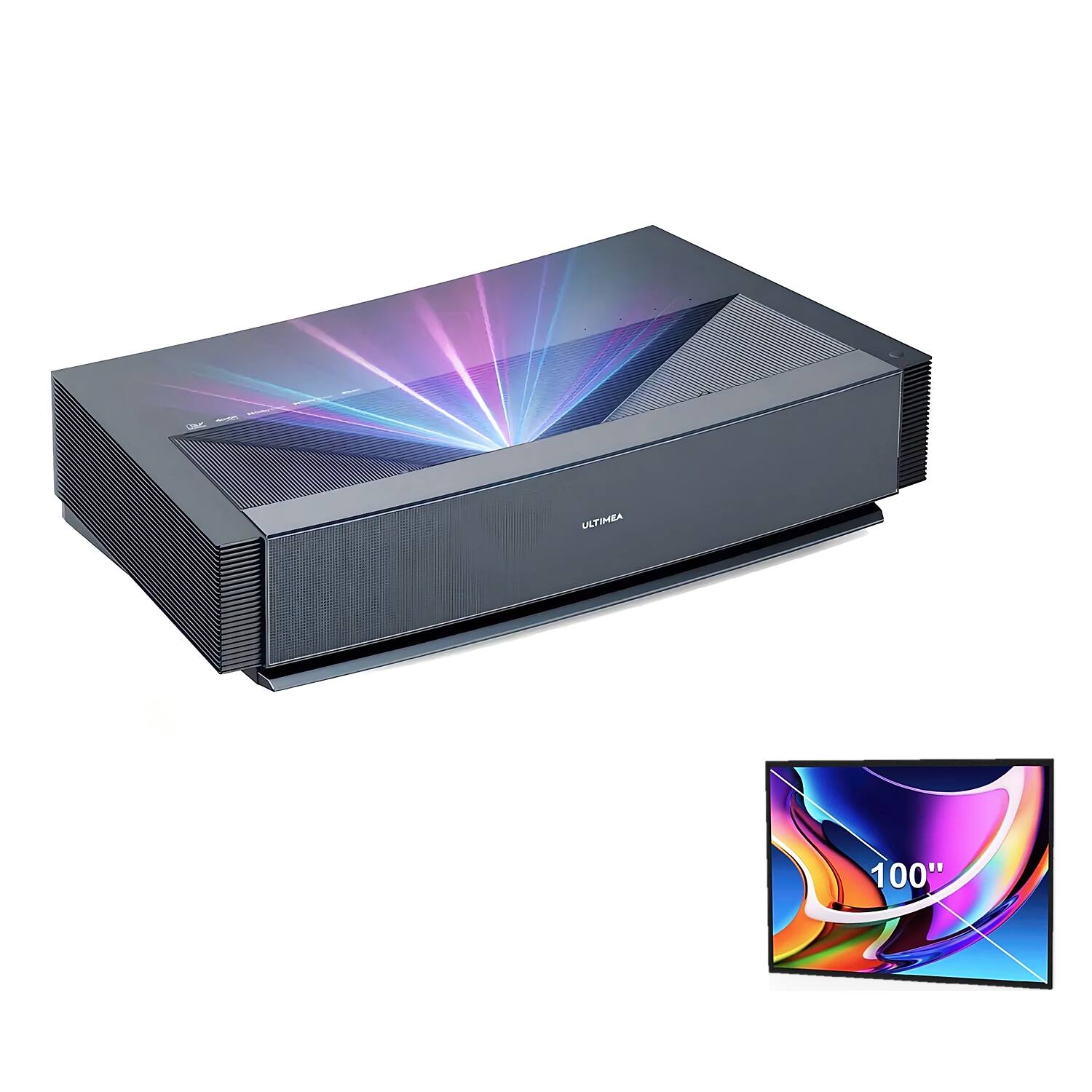 Ultimea Thor T60 4K UST Laser TV, 4000 ANSI Lumens, Dolby Vision, HDR10 ...