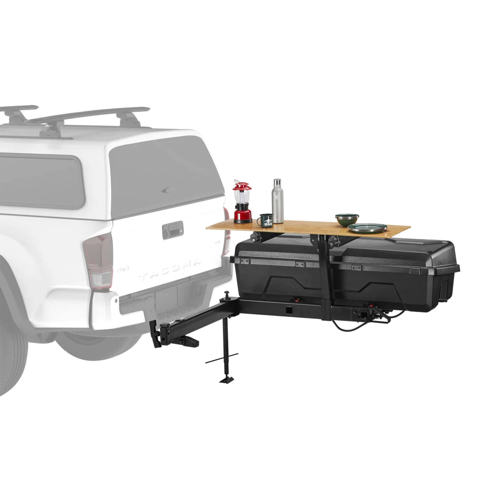 Alt View 8. Yakima - Yakima EXO TopShelf Second Level Hitch Base Rack Storage System with 2 SKS Locks - Black.