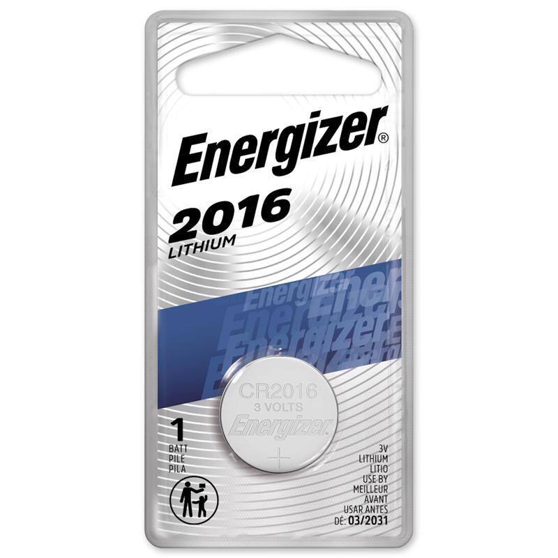 Energizer 2016 LITHIUM  
CR2016 3 VOLTS  
1 BATT PILE PILA  
LITHIUM LITIO  
USE-BY MEILLEUR AVANT USAR ANTES DE: 03/2031