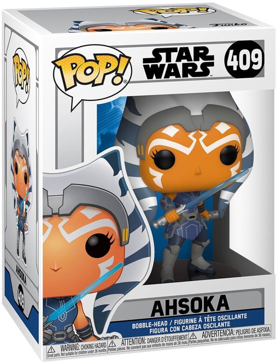 To: Tili  
STAR 409 MM POP! WARS  
ARSCKA 9 AHSOKA OSCILLANTE FIGURINE / OSCILANTE FIGURA CON CABEZA DE ASFIXIA.  
ADVERTENCIA: PELIGRO meses niños menores de 36 ATTENTION: DANGER D TOUFFEMENT.  
Partes pequeñas. No es adecuado para de menos de 36 mois CHOKING HAZARD. convient pas aux enfants WARNING: under 36 months, Petites pieces. Ne Not suitable for children Small parts.