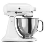 KitchenAid - Artisan Series 5 Quart Tilt-Head Stand Mixer - KSM150PSWH - White