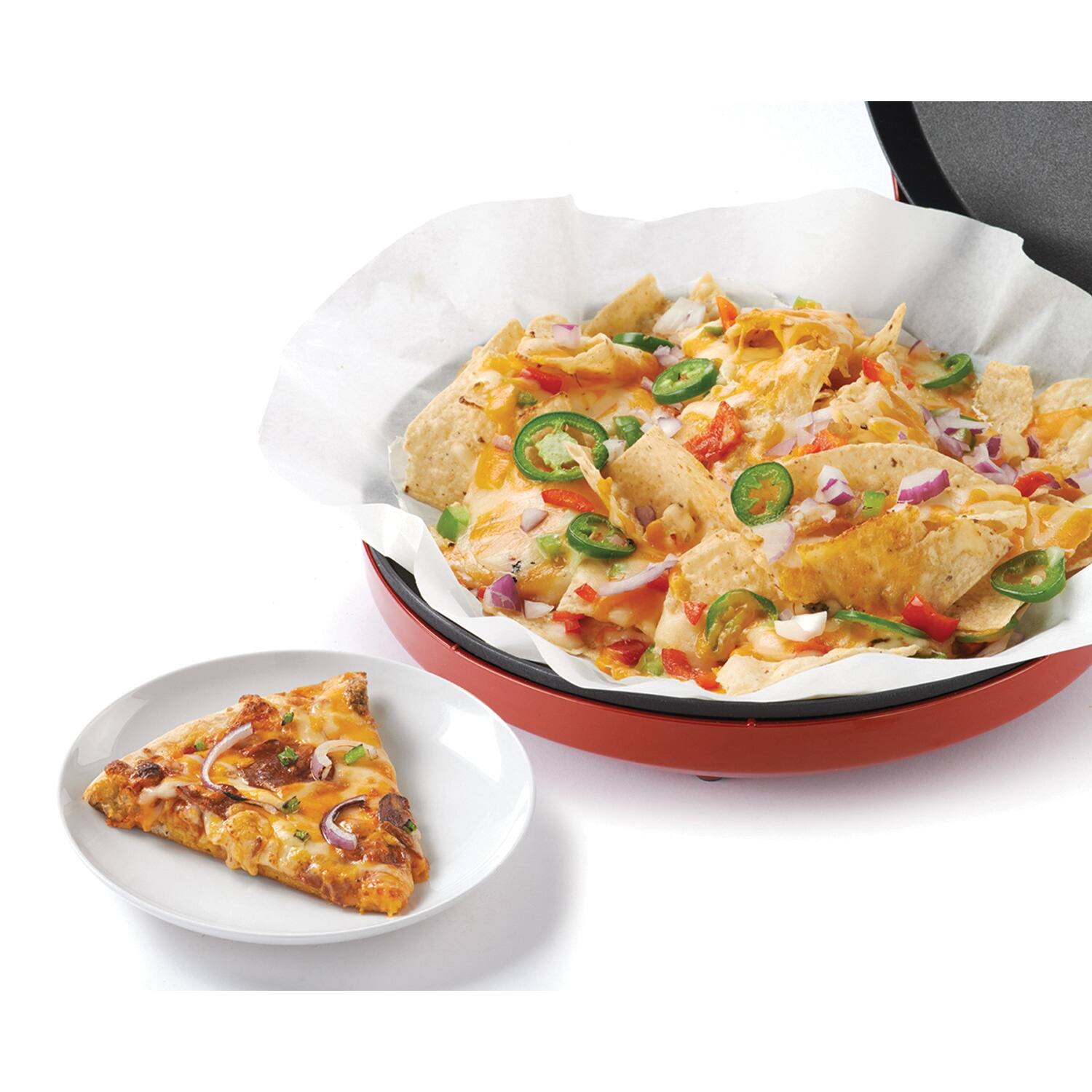 Alt View 8. Betty Crocker - BETTY CROCKER Pizza Maker, Red - Red.