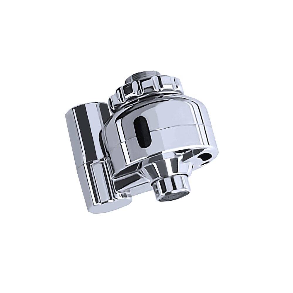 Front. Whitehaus - Collection's Eco-Friendly Touchless Faucet Aerator with Smart Sensor - Silver.