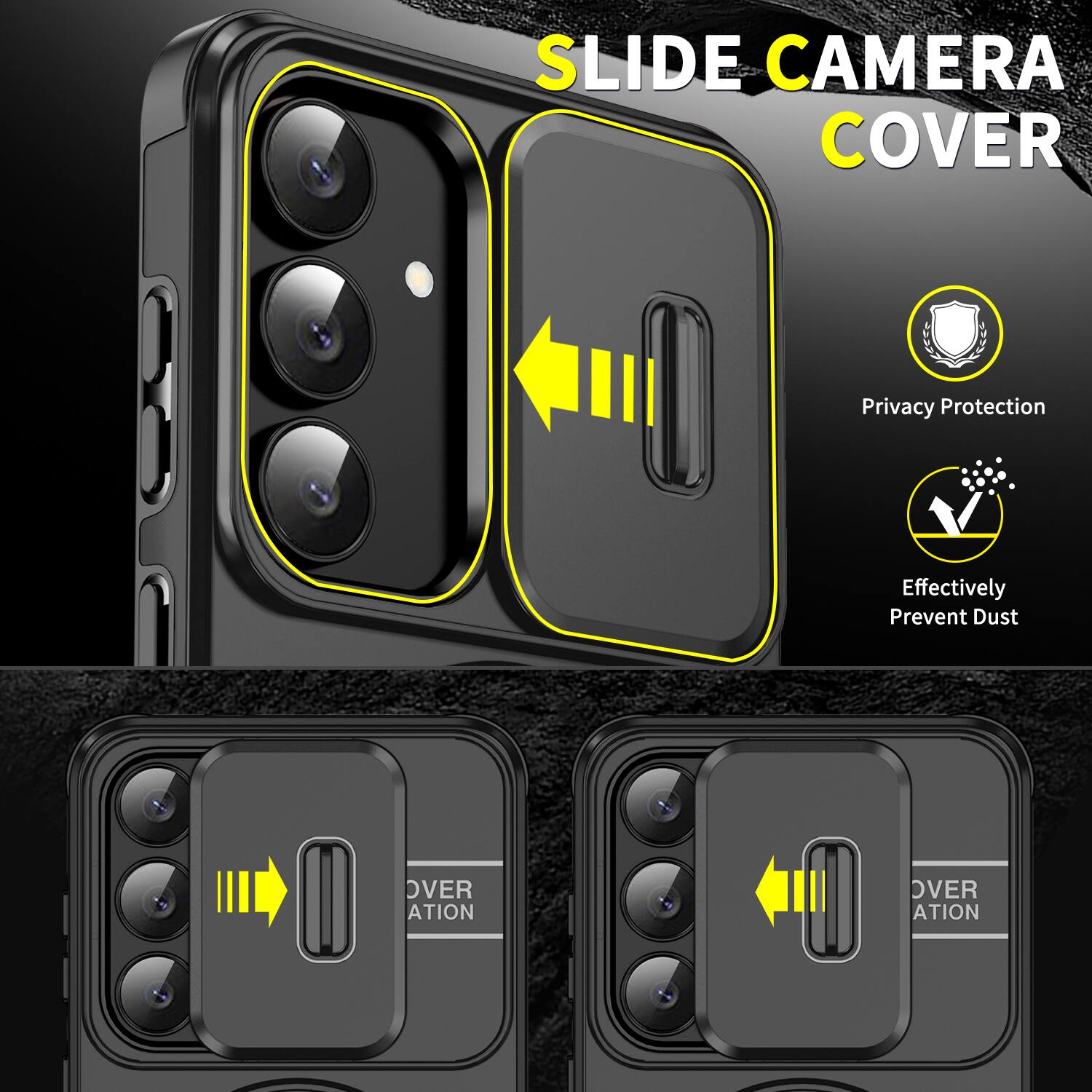 SLIDE CAMERA COVER

Privacy Protection  
Effectively Prevent Dust