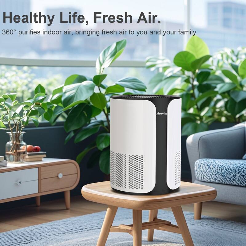 Healthy Life, Fresh Air.  
360° purifies indoor air, bringing fresh air to you and your family.
