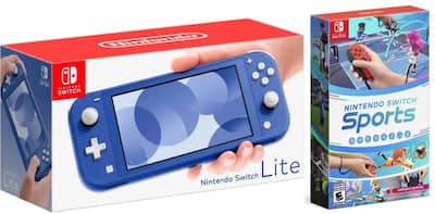 nintendo switch lite セット Switch Lite With Nintendo Sports Bundle Nintendo Switch