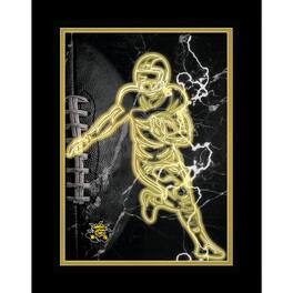 Fan Creations - Wichita State Shockers 12'' x 16'' Framed Neon Player Print - Black