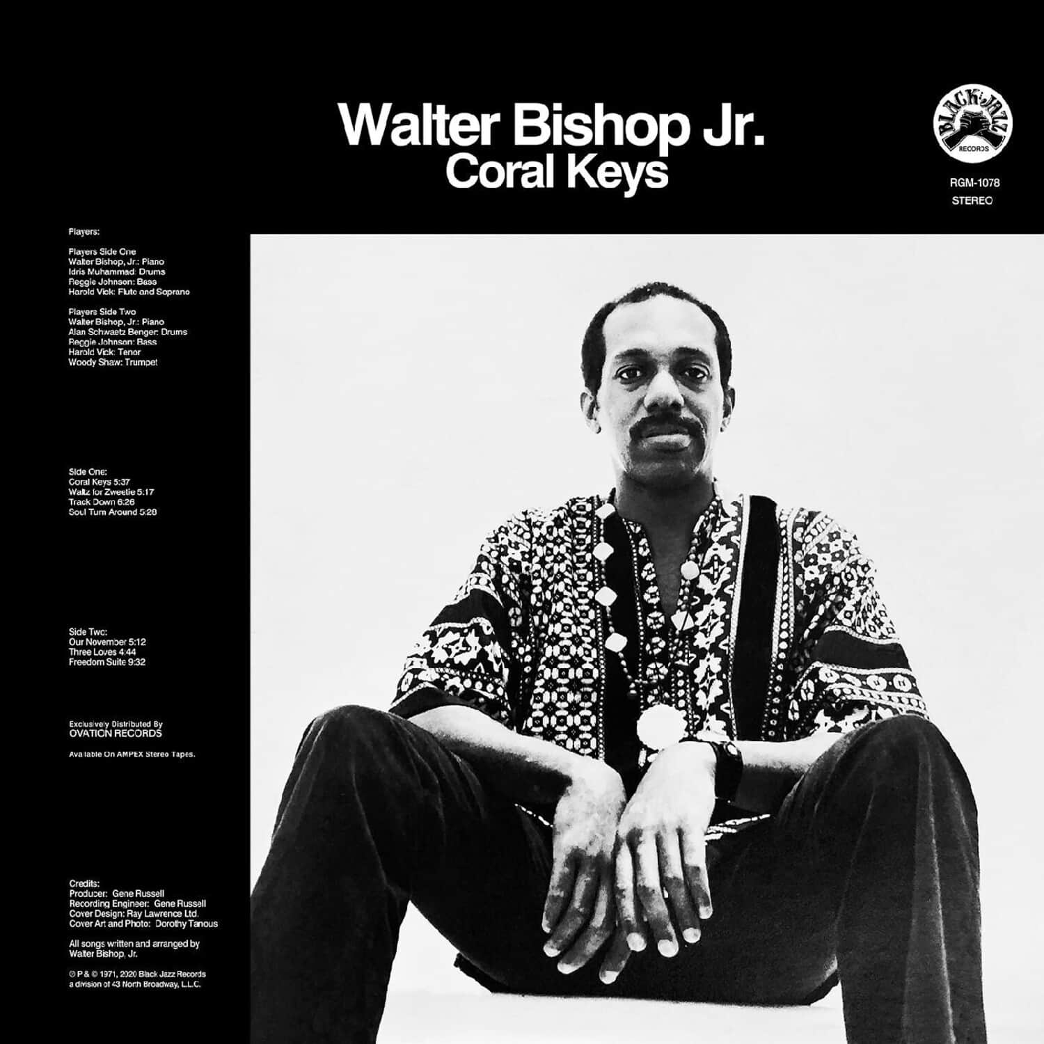 Walter Bishop Jr. - Coral Keys - Remastered - Blue with Black Swirl Vinyl   - VINYL LP price history on PriceWatchPro