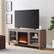 Alt View 1. Camden&Wells - Quincy Crystal Fireplace TV Stand for Most TVs up to 65" - Antiqued Gray Oak.