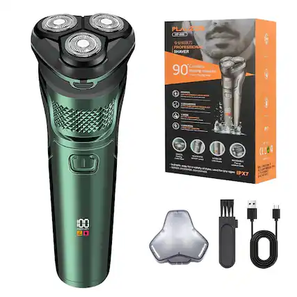 PLAZDS HP-806 PROFESSIONAL SHAVER Cordless 90 shaving minutes 1-hour charging time
- 100% Waterproof IPX7
- 5 Features
- 100