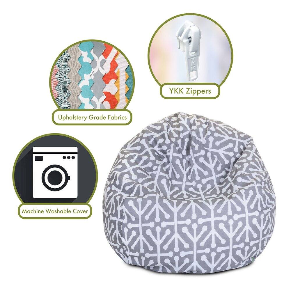 - Upholstery Grade Fabrics
- YKK Zippers
- Machine Washable Cover