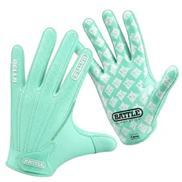 Battle Sports - Adult Bella Glove "I'M HER" Female Receiver Football Glove, Small - Teal