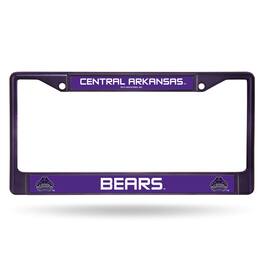 Rico Industries - Central Arkansas Bears Purple Painted Chrome Metal License Plate Frame - Multi