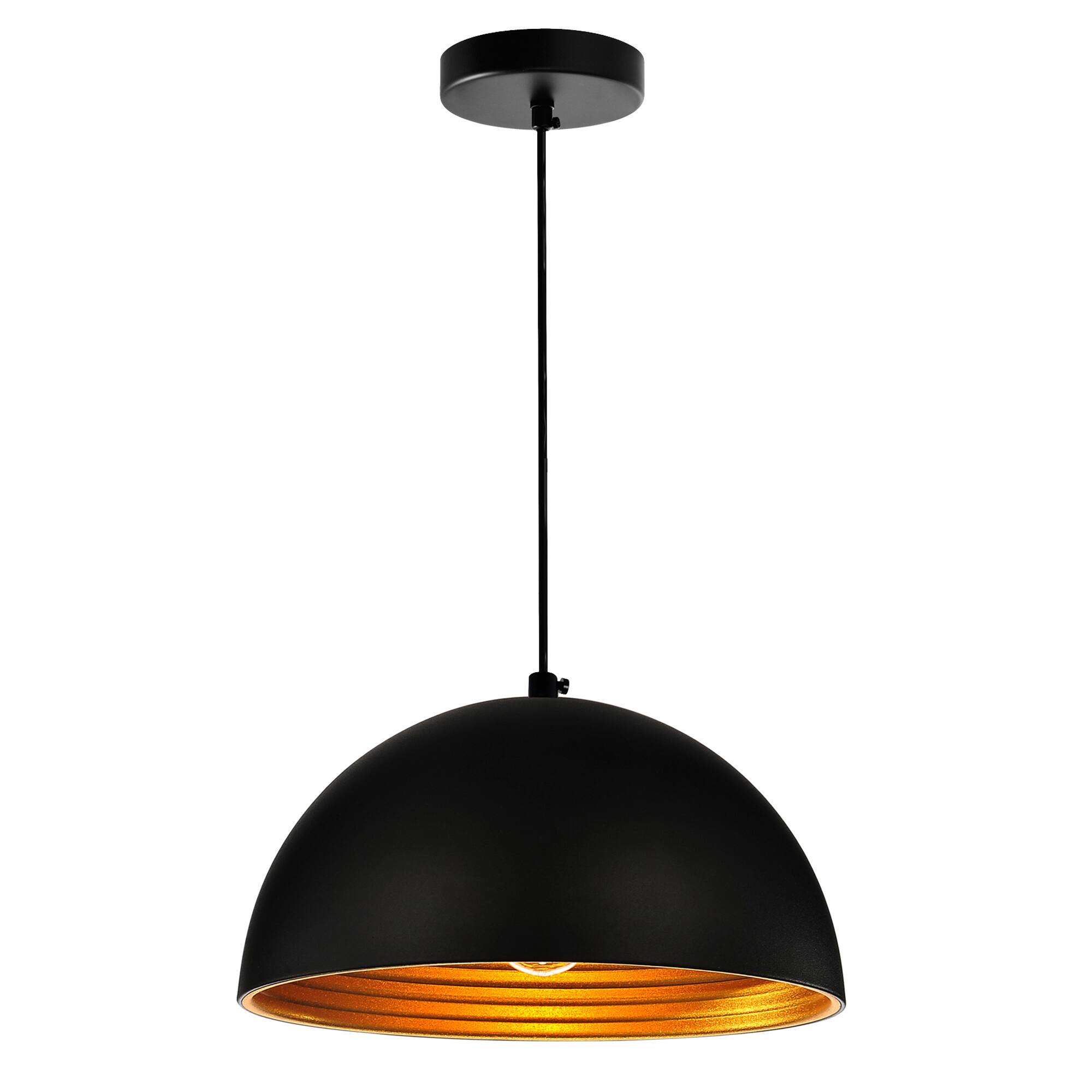 CWI Lighting - Modest 1 Light Down Mini Pendant With Finish - Black