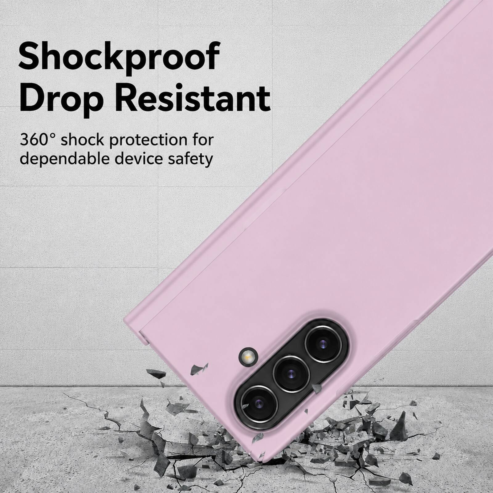 Shockproof Drop Resistant  
360° shock protection for dependable device safety