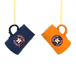 Evergreen Enterprises - Houston Astros Two-Pack 3" Mini Stein Ornament Set - Multicolor