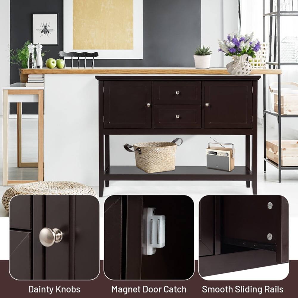 Dainty Knobs  
Magnet Door Catch  
Smooth Sliding Rails