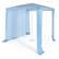 Alt View 17. Costway - 6.6' x 6.6' Foldable Beach Cabana Easy-Setup Beach Canopy with Carry Bag - Blue.
