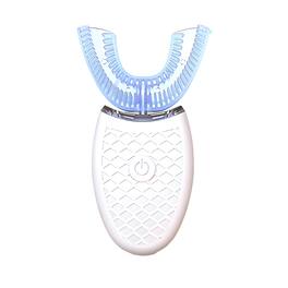 Cluzine - U-Shaped Sonic Electric Toothbrush, Blue Light Whitening, IPX7 Waterproof for Adults Oral Care