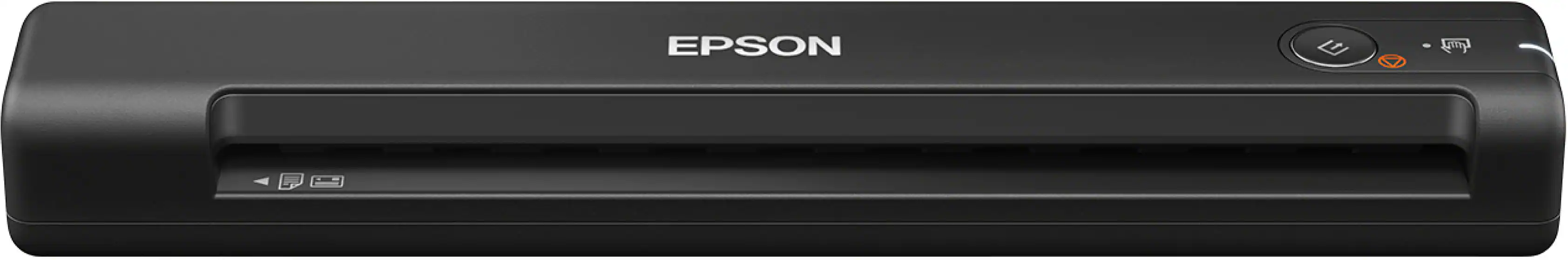 Front. Epson - WorkForce ES-50 Mobile Color Sheetfed Document Scanner - Black.