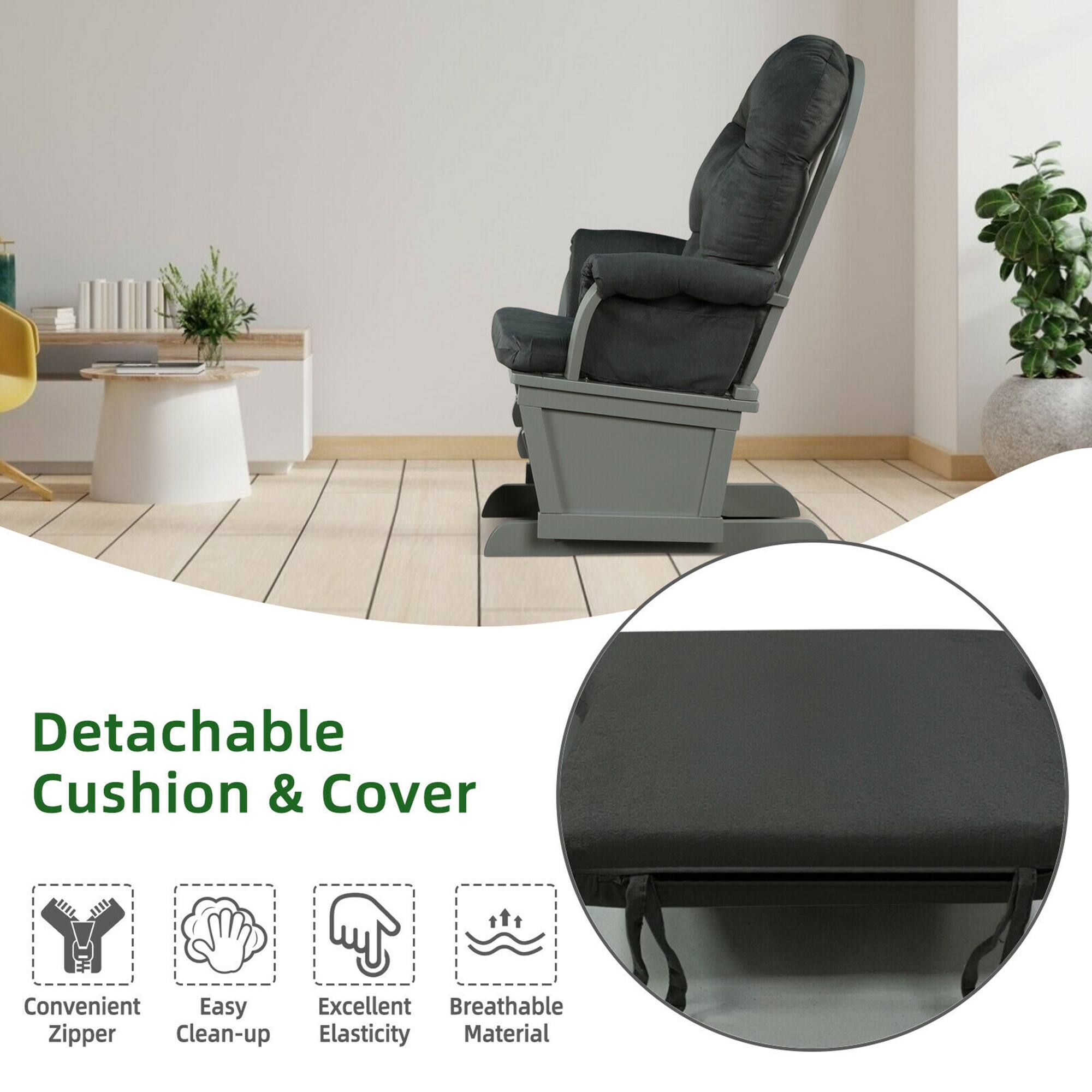 Detachable Cushion & Cover

- Convenient Zipper
- Easy Clean-up
- Excellent Elasticity
- Breathable Material