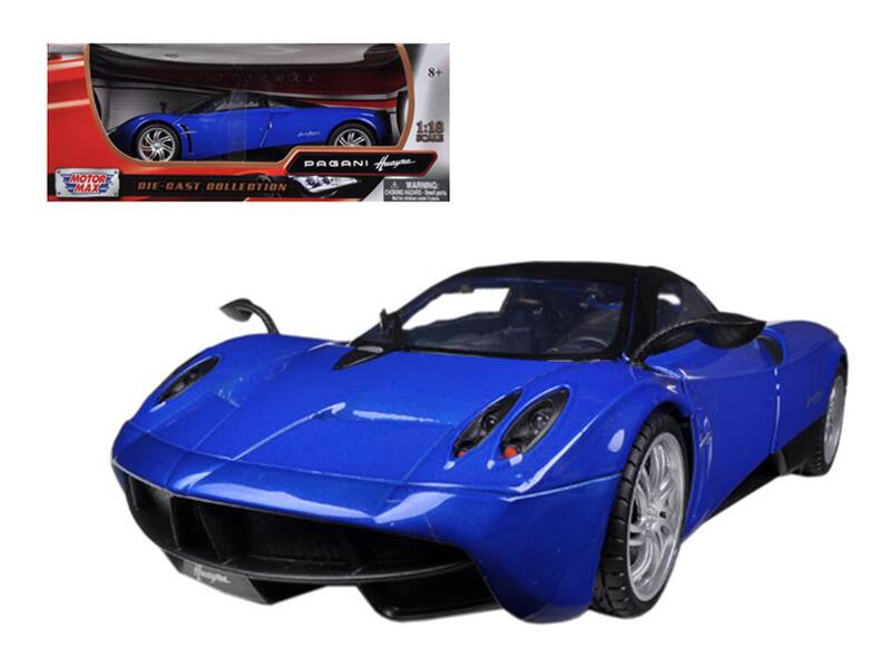 Pagani Huayra Blue with Black Top 1/18 Diecast Model Car by Motormax price history on PriceWatchPro