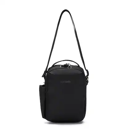 Front. Pacsafe - V Tour Crossbody (Jet Black) - Jet Black.