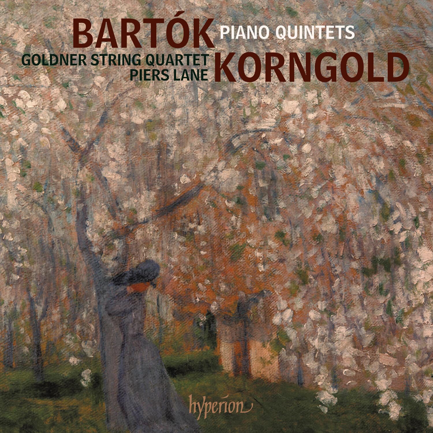 Piers Lane & Goldner String Quartet - Bartok & Korngold: Piano Quintets  - COMPACT DISCS