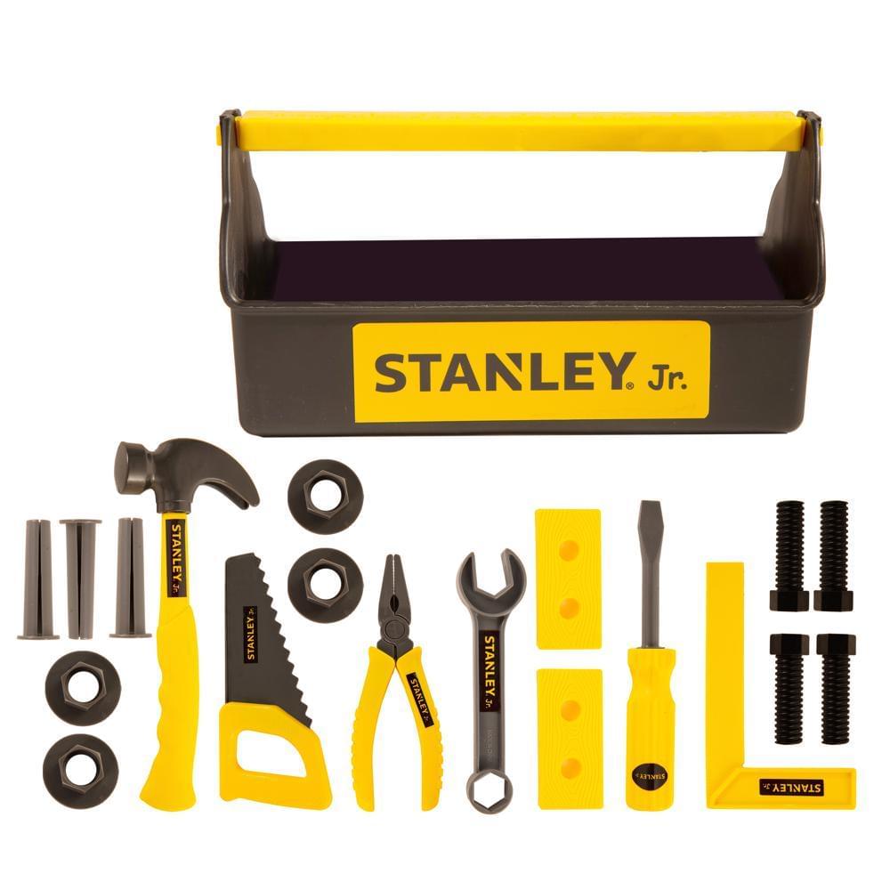 Red Tool Box - Stanley Jr. Plastic Toolbox Set - Yellow