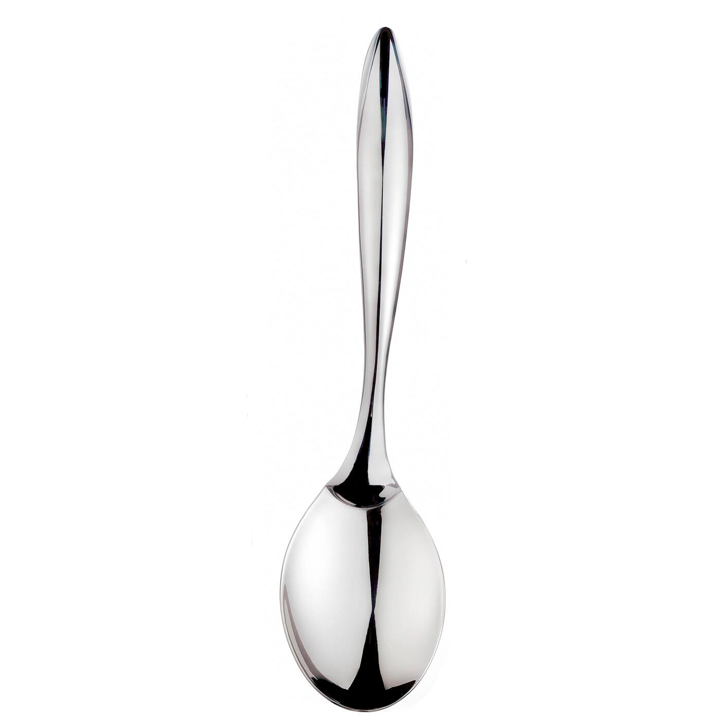 Front. Cuisipro - Stainless Steel Mini Tempo Serving Spoon - Silver.