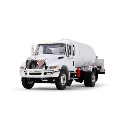 Alt View 5. First Gear - International DuraStar with Propane Body White 1/34 Diecast Model by First Gear.