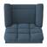 Alt View 14. ProLounger - Cooper Tufted Back Extra Large Low-Pile Velour Wall Hugger Reclining Chair - Medium Blue.