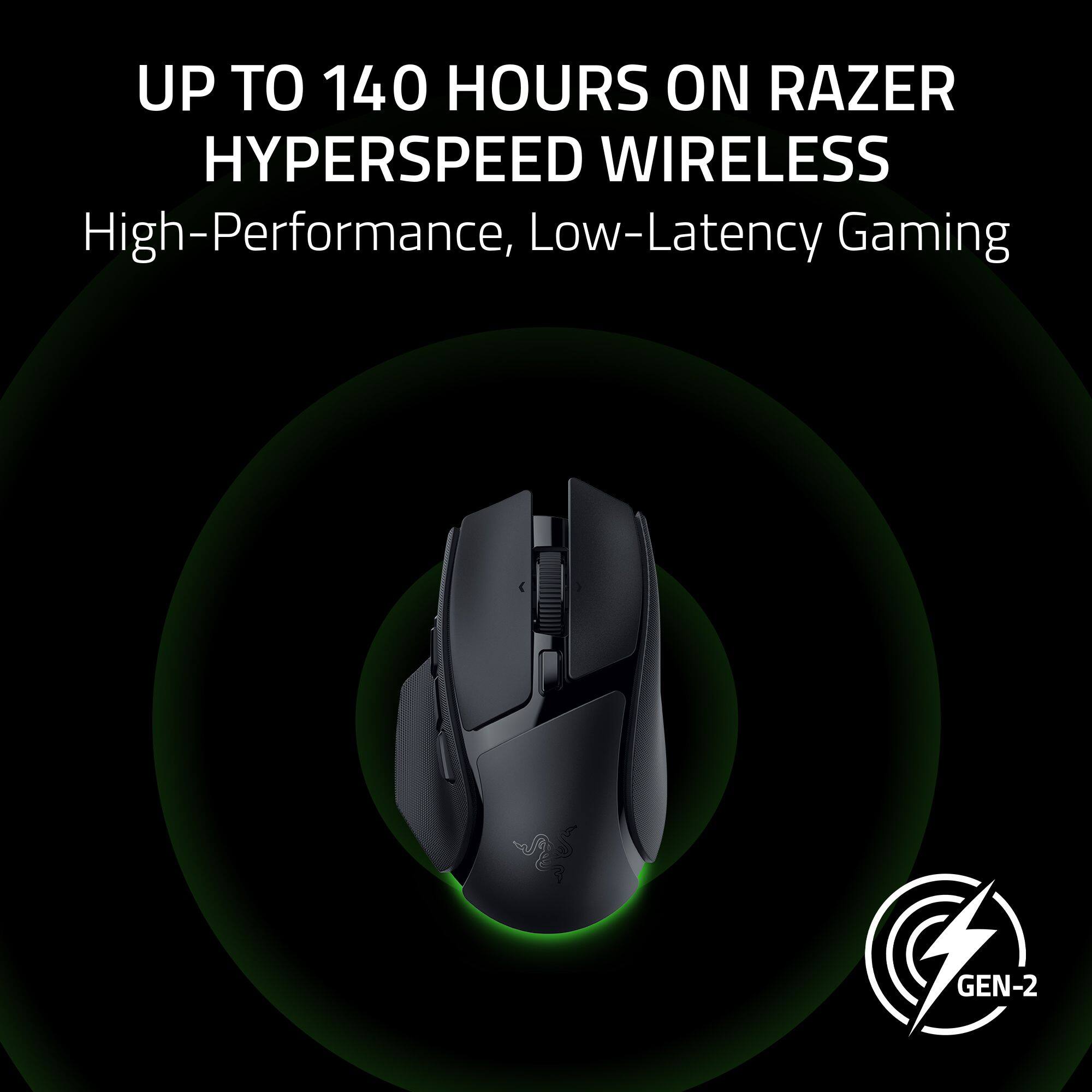 Razer Basilisk V4 HyperSpeed Ergonomic Optical Gaming Mouse with Chroma ...