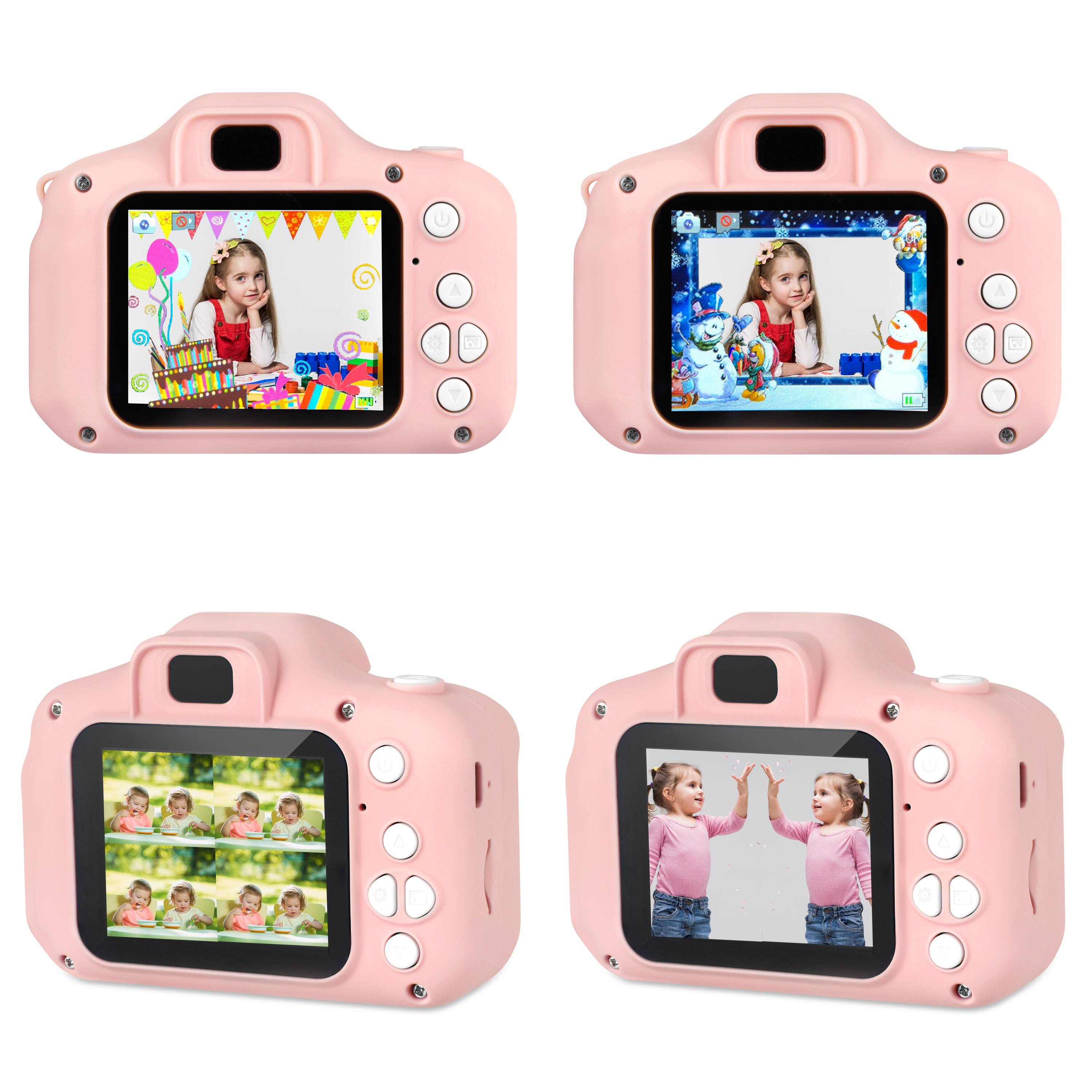 Alt View 3. HOM - Kids Camera - 1080p Digital Camera for Kids with Soft Silicone Body & Hand Strap - 32GB SD Card Included - Black.