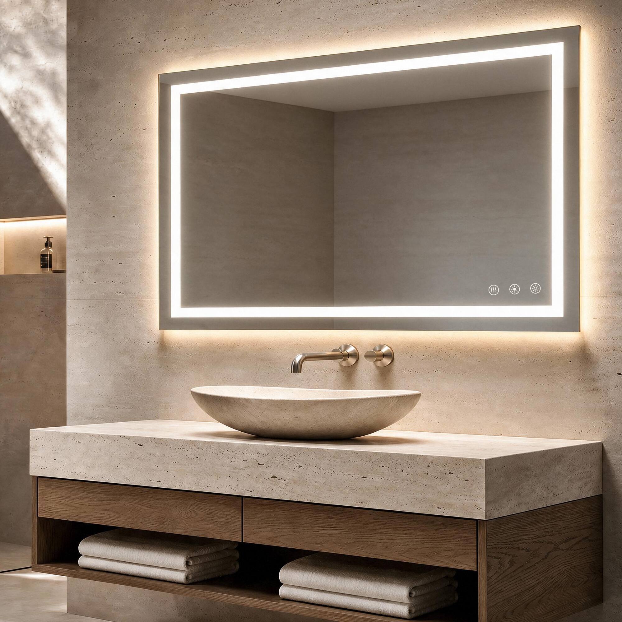 Frameless-23.62 x 14.17 inch
