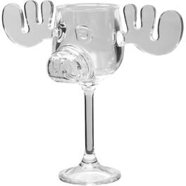 Spoontiques - National Lampoon’s Christmas Vacation Acrylic Moose Cup Goblet 5 ounce - Clear