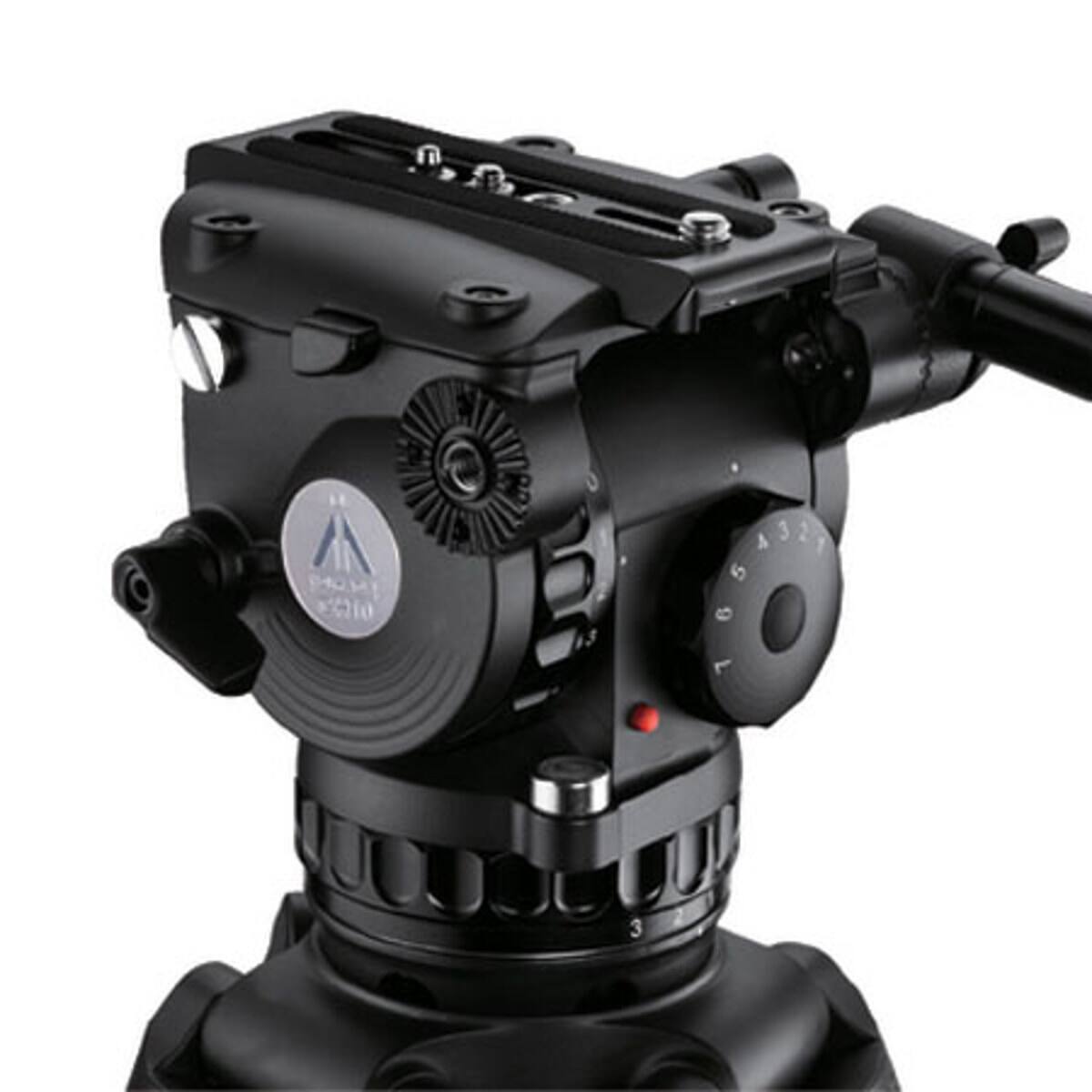 Alt View 3. Ikarao - Ikan E-Image GH10 75mm Pro Fluid Video Head, 22lbs Capacity.