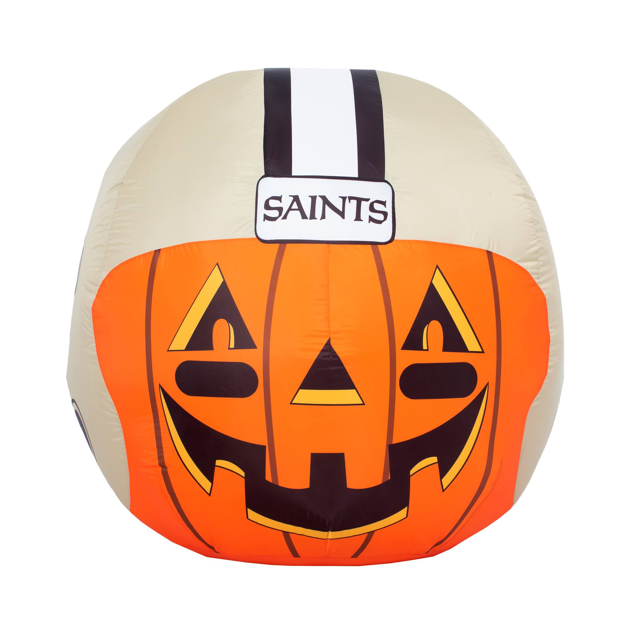Alt View 1. Sporticulture - New Orleans Saints 4' Inflatable Jack-O'-Helmet - Multicolor.