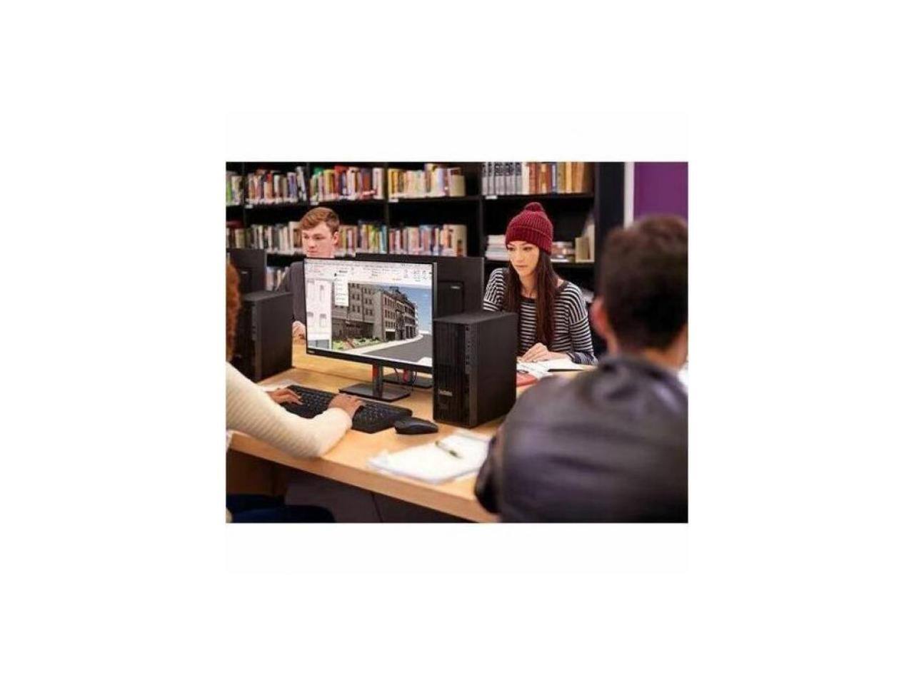 Alt View 4. Lenovo - Lenovo ThinkStation P2 Gen 2 30JQ005FUS Workstation - 1 x Intel Core Ultra 7 265 - 32 GB - 1 TB SSD - Tower - Intel W880 - Black.