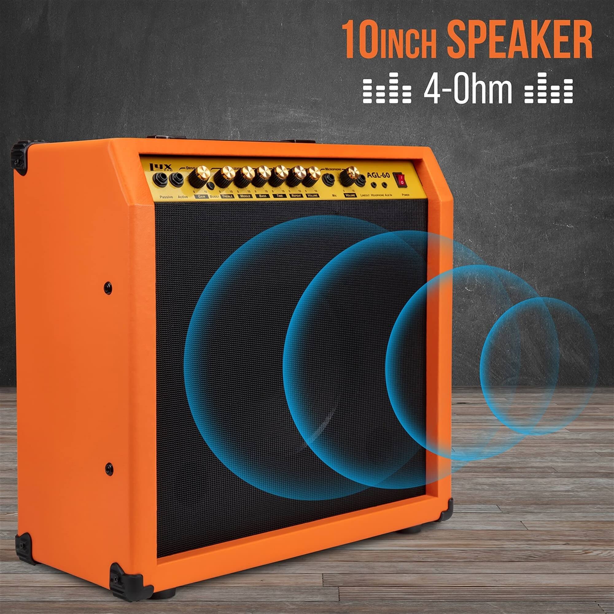 10INCH SPEAKER 4-0hm Ux - AGL-60