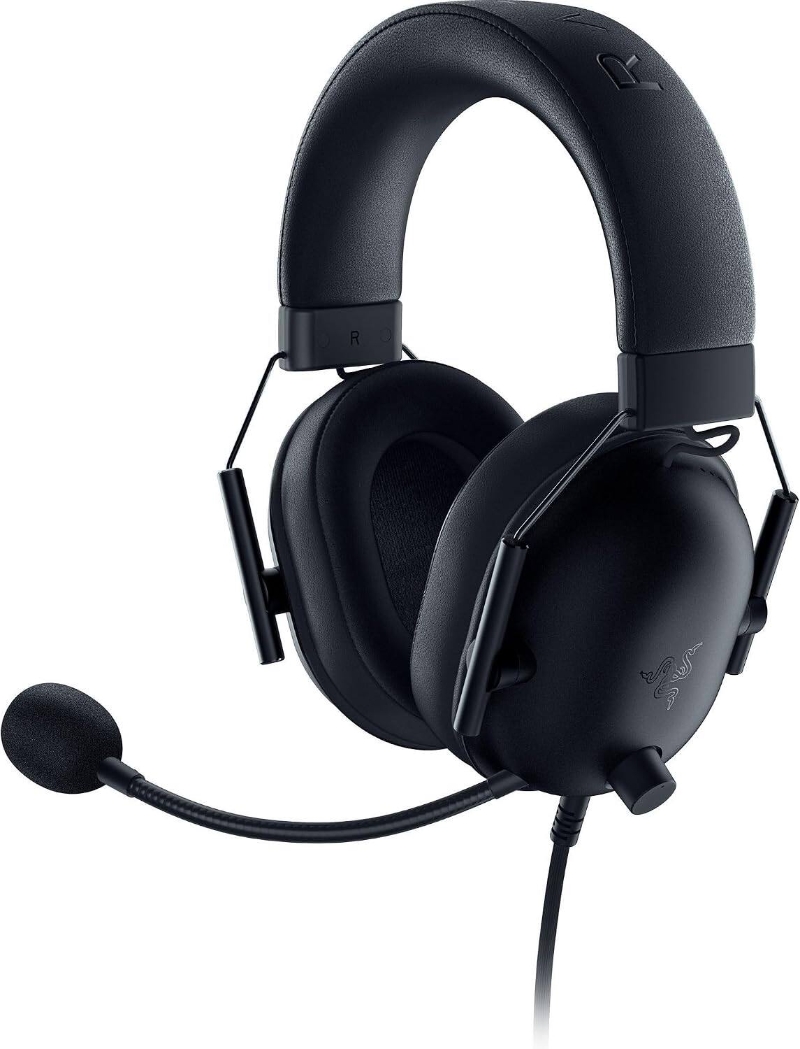 Alt View 4. Razer - BlackShark V2 X Wired Over-the-Ear Gaming Headset for Xbox - Black.
