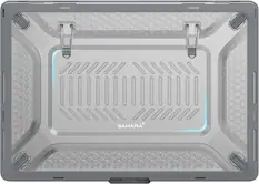 Front. SaharaCase - Raider UltraArmor Case for Apple MacBook Pro 16" M1/M2/M3/M4 (2021-2024) Laptops - Space Gray.